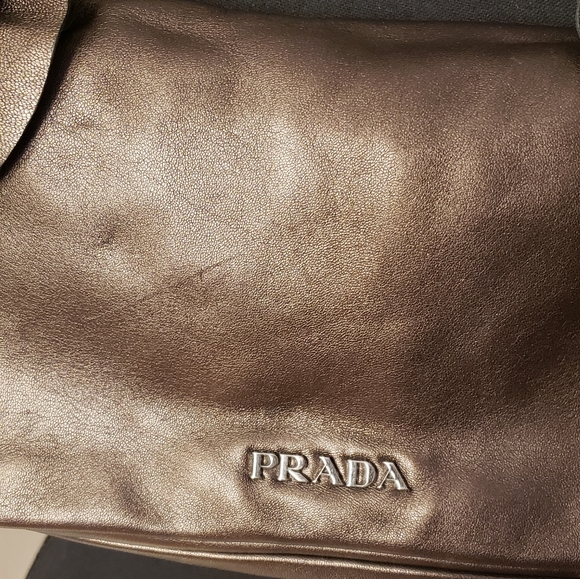 PRADA Small Ruffle Sides Handbag - Picture 6 of 13